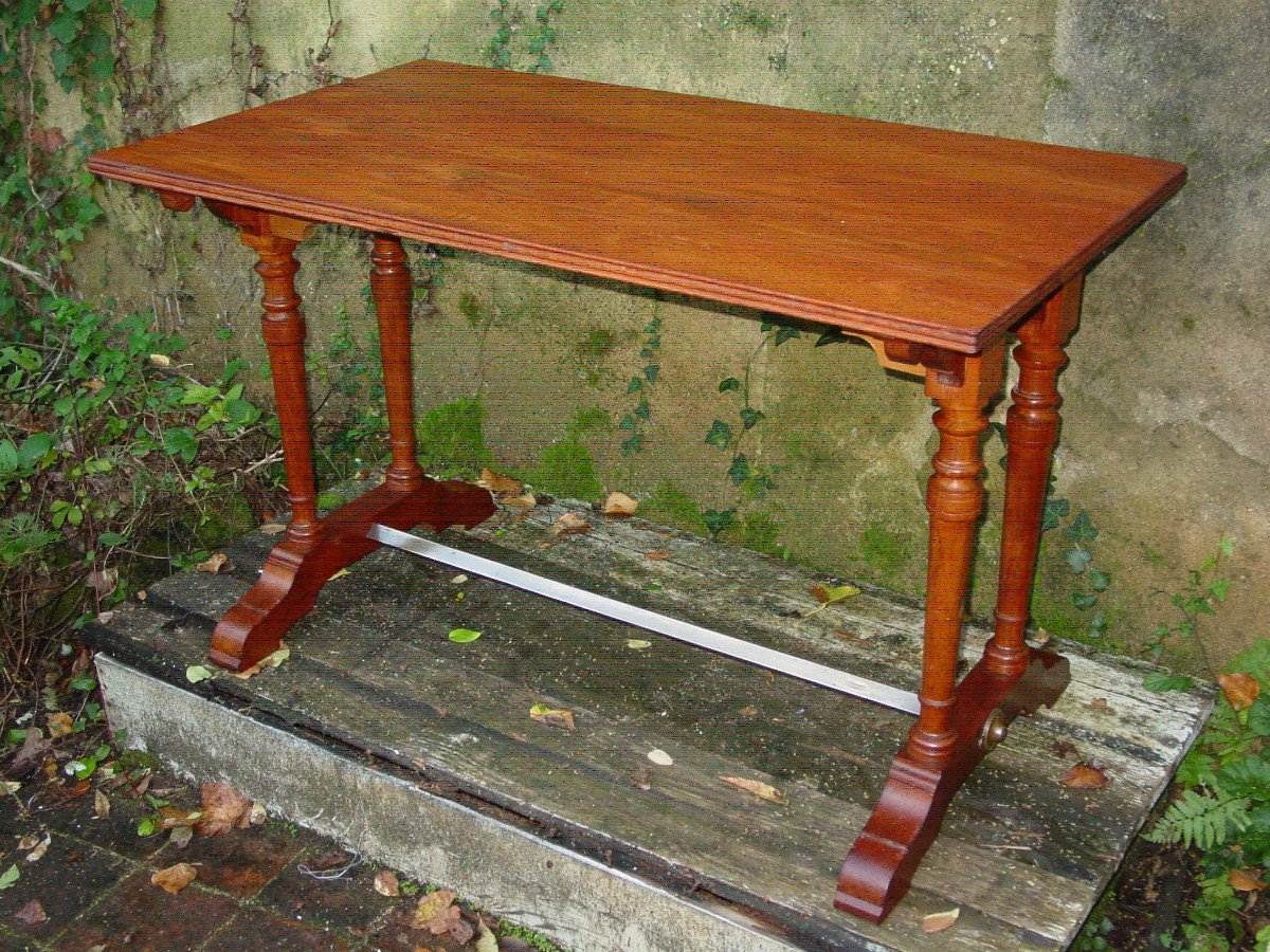 English Teak Pub Table 1900 -tavern Teak Bistro Table