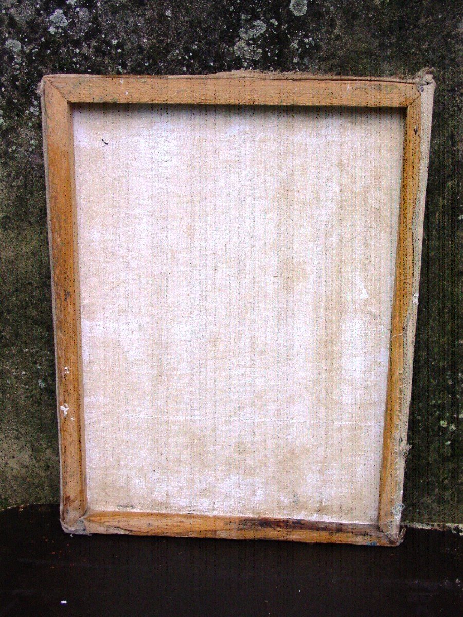 Alix-georges Calixtes ( 1943)  Acrylique Sur Toile Haïti Haïtien Naïf Naïve-photo-3