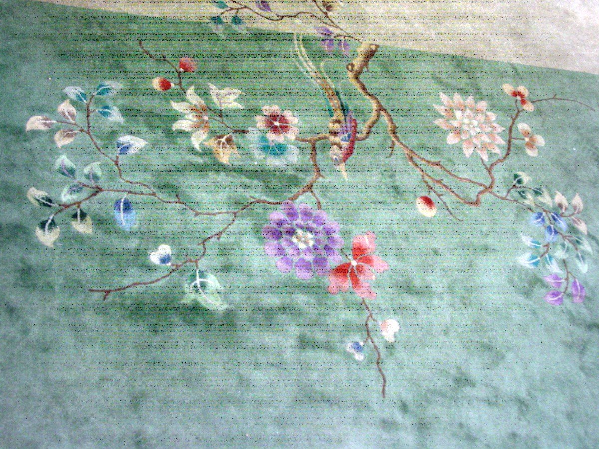 Large (550 X 360 Cm.) Chinese Rug From 1900-20 To Restore & Clean-photo-7