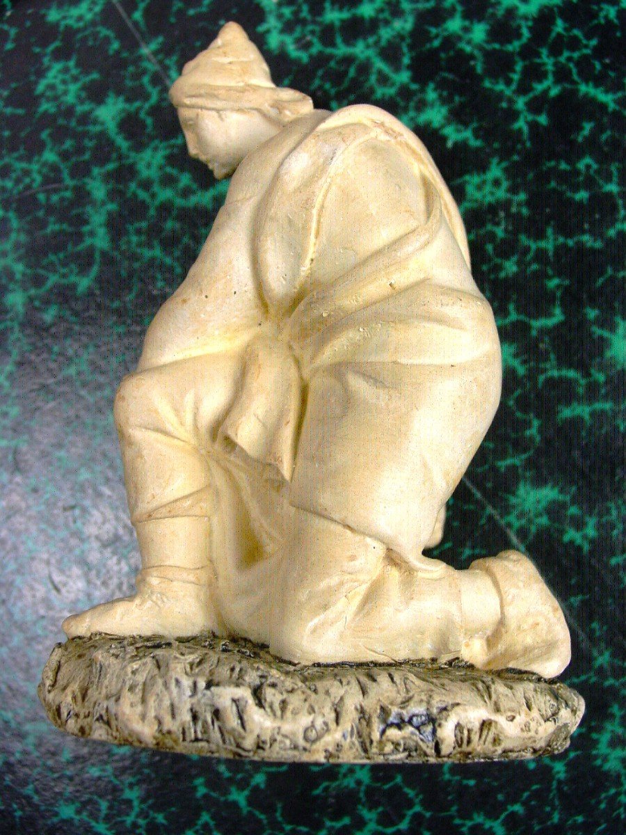 Nativity Scene Subjects Patinated Plaster 1900-20-photo-3