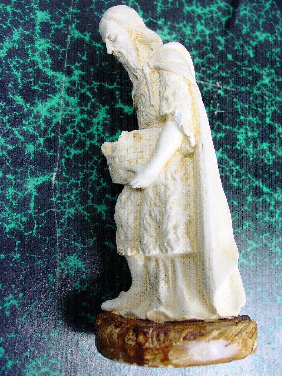 Nativity Scene Subjects Patinated Plaster 1900-20-photo-4