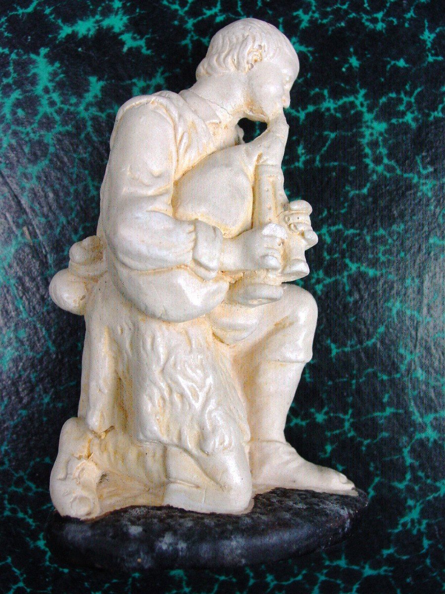 Nativity Scene Subjects Patinated Plaster 1900-20-photo-4