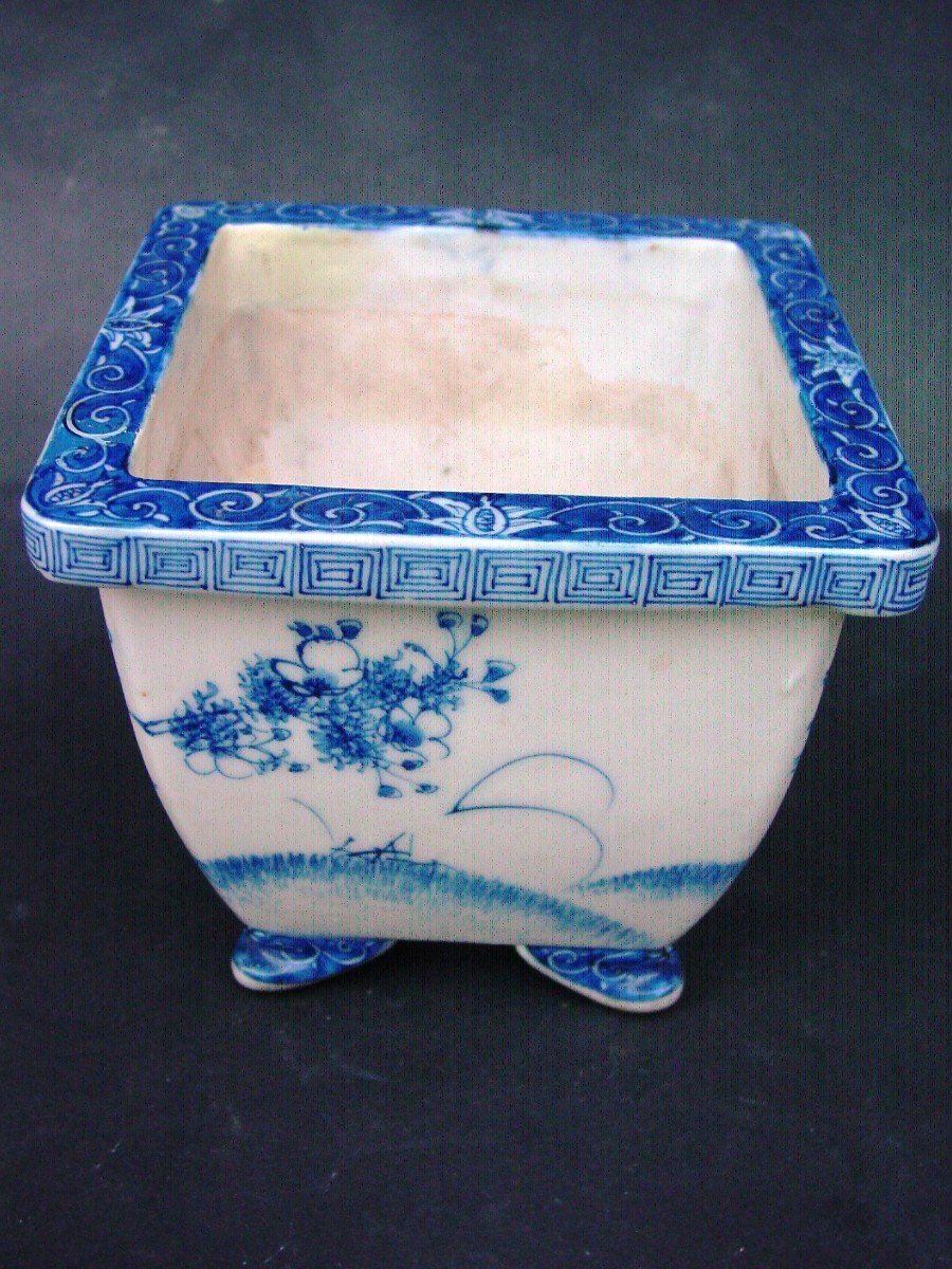 Japanese Cachepot Circa 1900 Porcelain-photo-4
