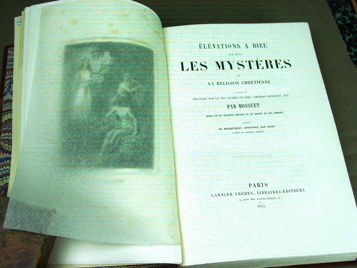 Bossuet : élévations à Dieu Sur Tous Les Mystères Garnier 1875 -photo-2