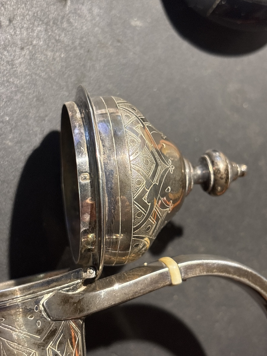 Silver Jug Ewer Ottoman Flavor Linzeler J. Bonnet-photo-4