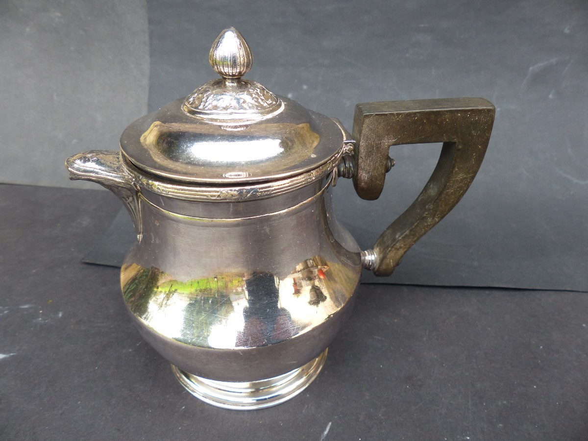 Christofle Lutétia Teapot, Ocean Liner Or Hotel? Circa 1900-photo-1