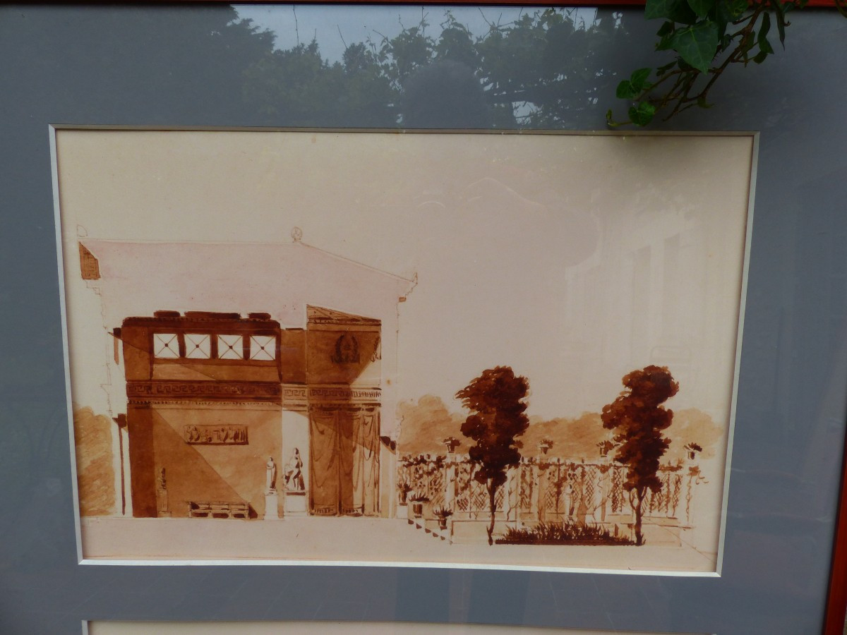 "project For A Museum For Thorvaldsen's Sculptures Belonging To Count Schoenborn 1823" -photo-3
