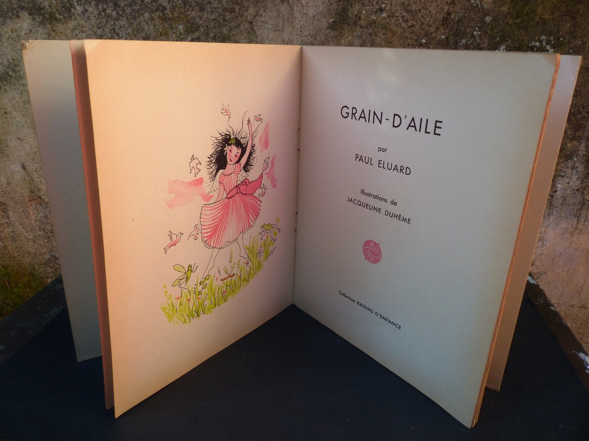 Eo "grain d'Aile" Story By Paul Eluard At Mourlot Illus: Jacqueline Duhème-photo-3
