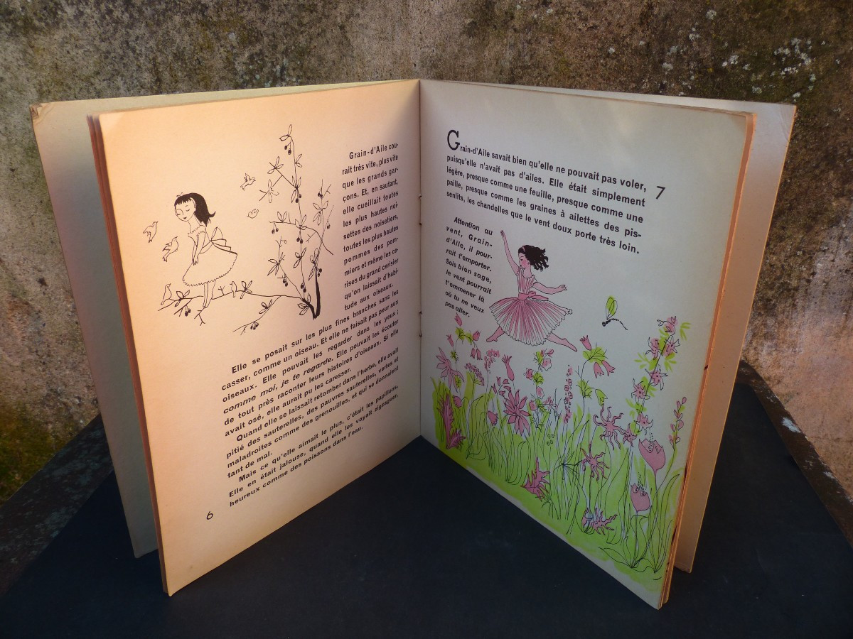 Eo "grain d'Aile" Story By Paul Eluard At Mourlot Illus: Jacqueline Duhème-photo-2