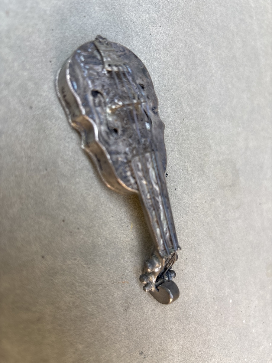 Silver Violin Circa 1900 Germany Or Holland 
