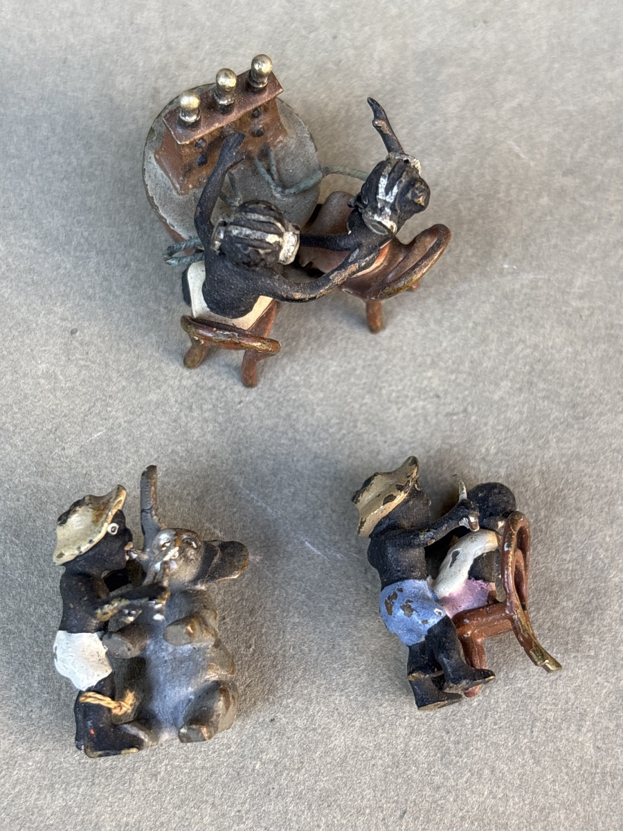 Lot Sujets Plomb Bronze s de Vienne 1900
