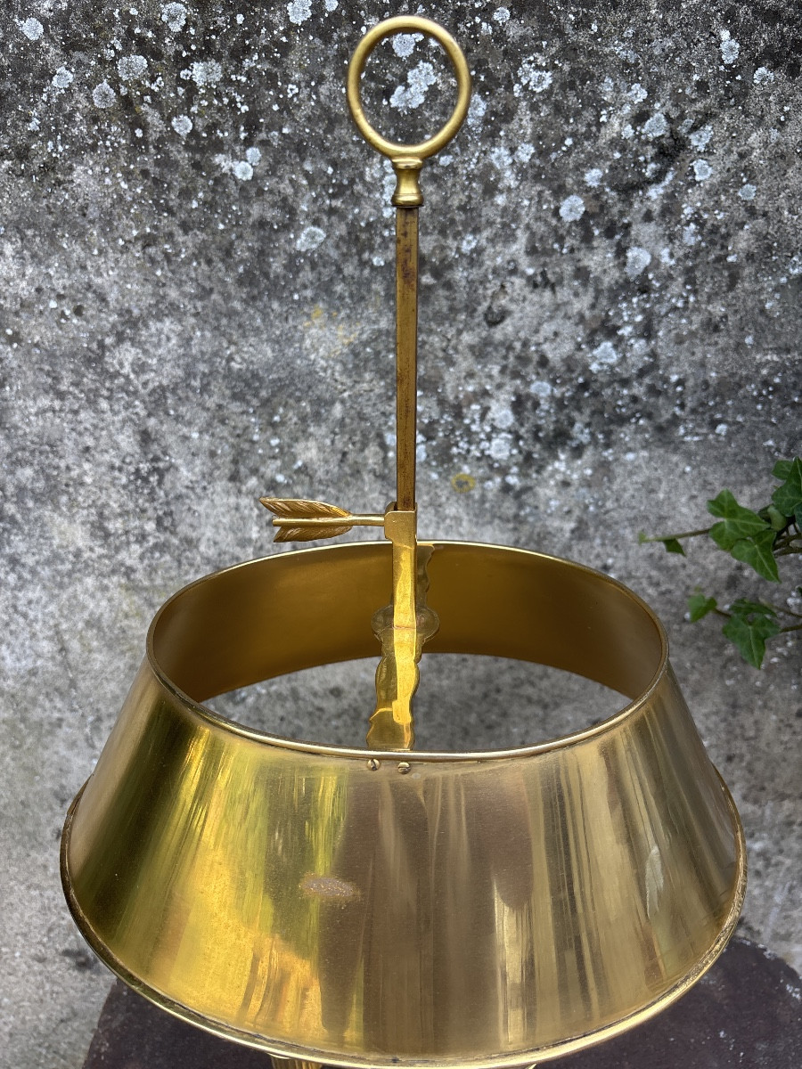 Lampe Bouillote  Bronze Doré -photo-5