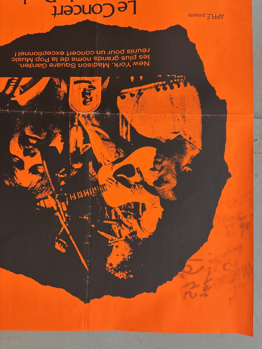 Affiche Originale : concert pour le Bangladesh 1971 -photo-4