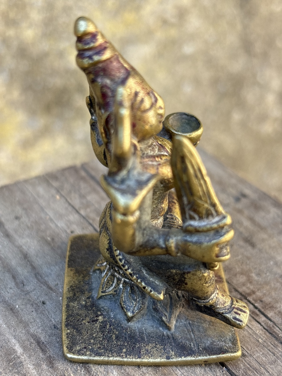 Parvati, Durga, Bronze Deity India 17-18th Century -photo-2