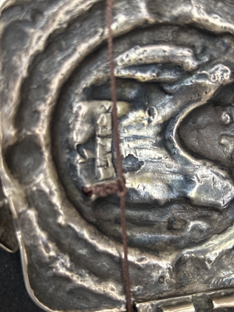 Large Silver Brooch By Henrik Mollerdragestil-photo-3