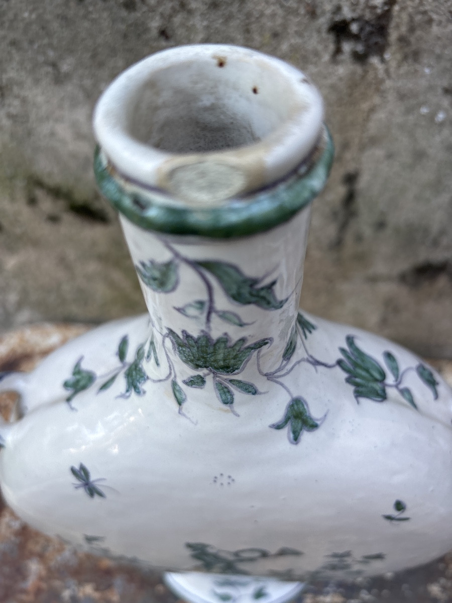 Moustiers Earthenware Gourd Circa 1900 Hunting-photo-2