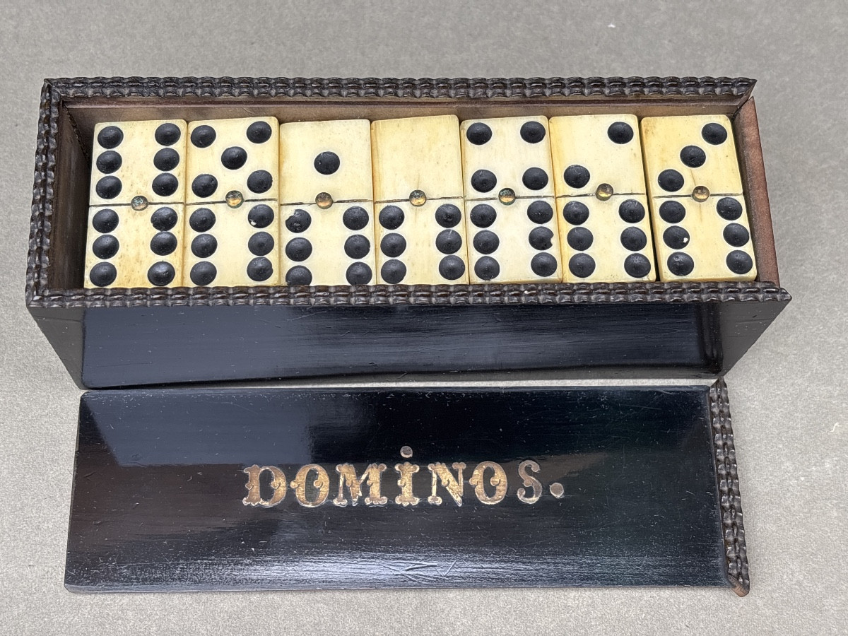 Jeu de Dominos du 19 eme siècle -photo-3