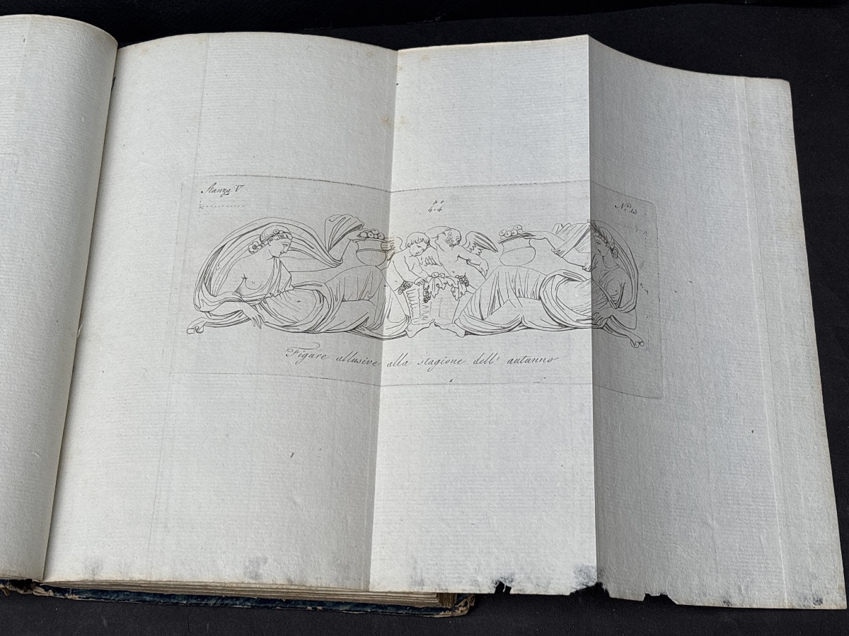 1746 recueil  de plus de 120 gravures : sculptures villa Borghese partie 2 -photo-2
