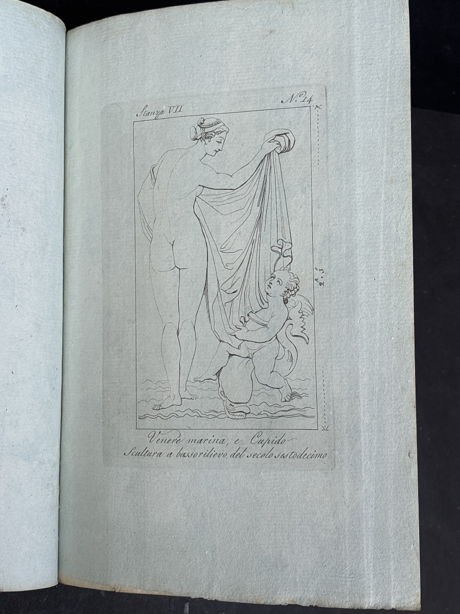 1746 recueil  de plus de 120 gravures : sculptures villa Borghese partie 2 -photo-5
