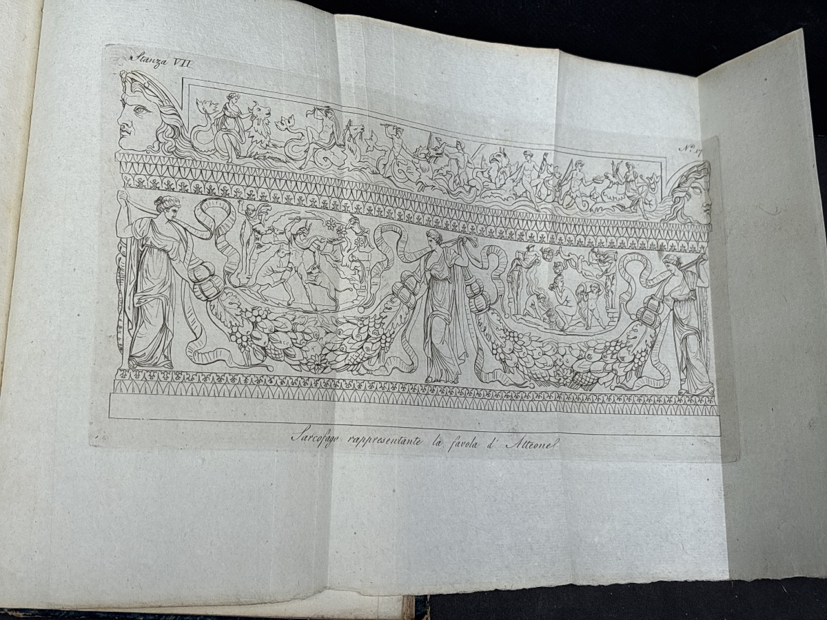 1746 recueil  de plus de 120 gravures : sculptures villa Borghese partie 2 -photo-6