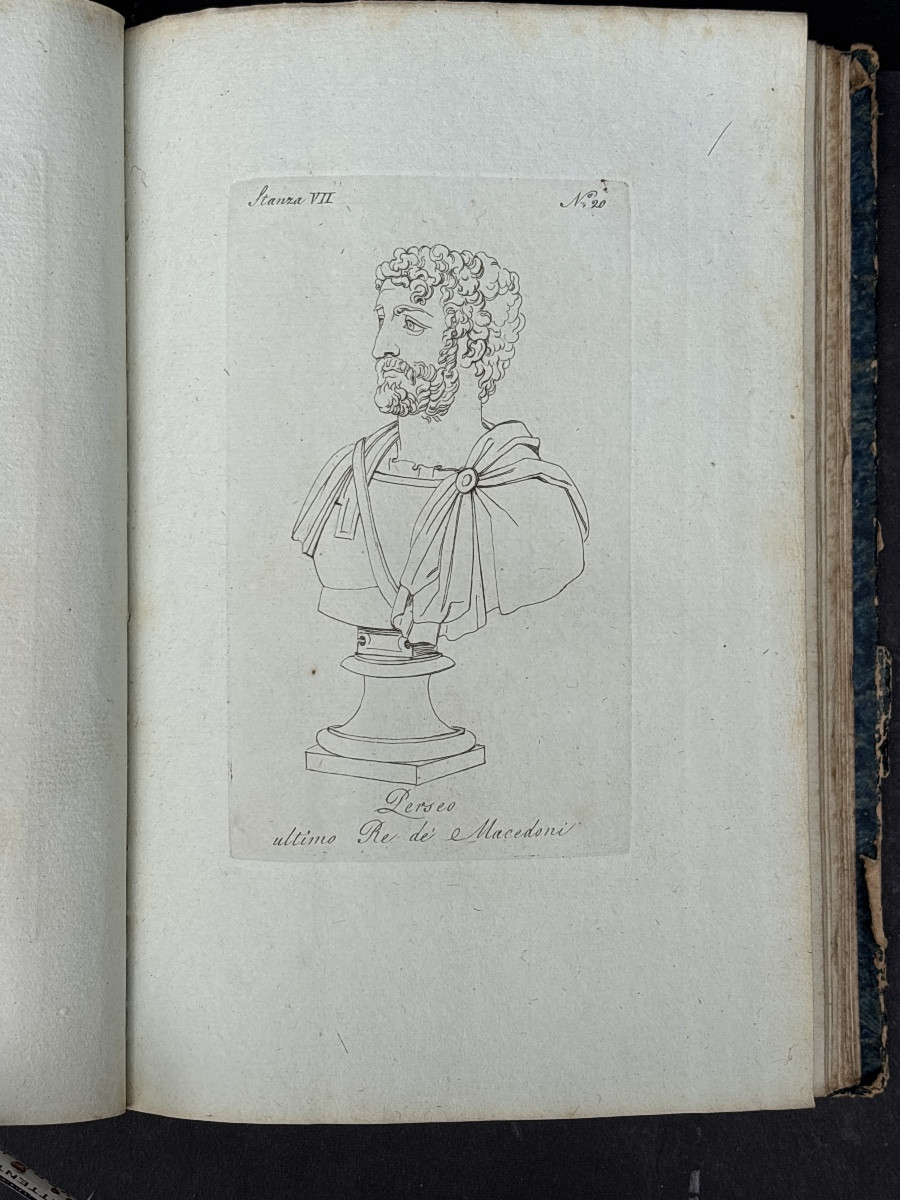 1746 recueil  de plus de 120 gravures : sculptures villa Borghese partie 2 -photo-7