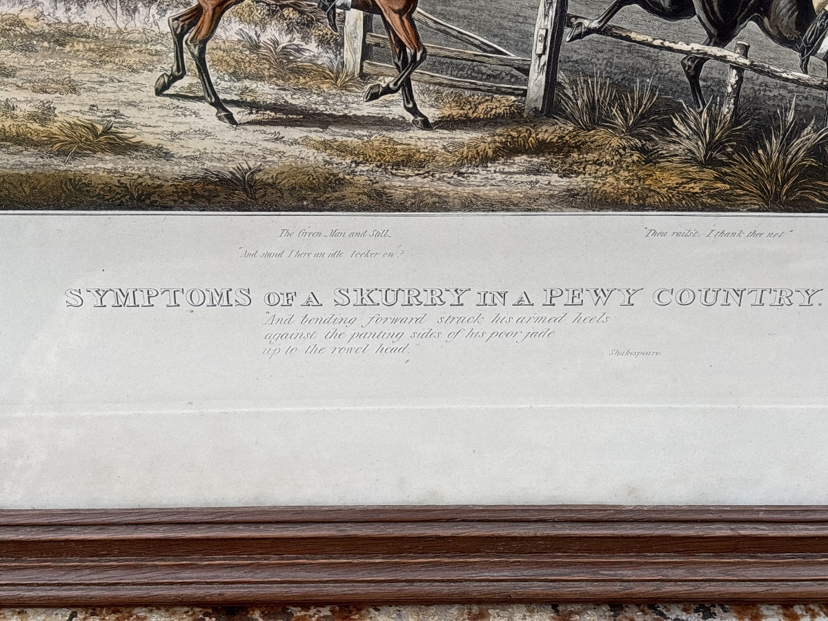 Litho Hunting With Hounds 19th By John Dean Paul -photo-1