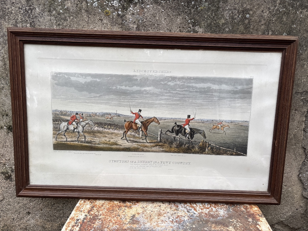Litho Hunting With Hounds 19th By John Dean Paul 