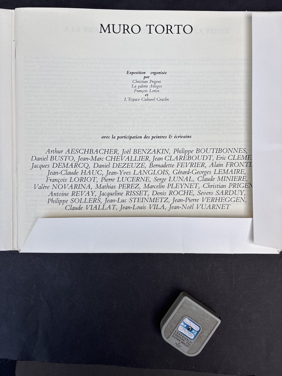 Sérigraphie 1982 Claude Viallat chez « Muro Torto « + 16 autres d artistes -photo-5