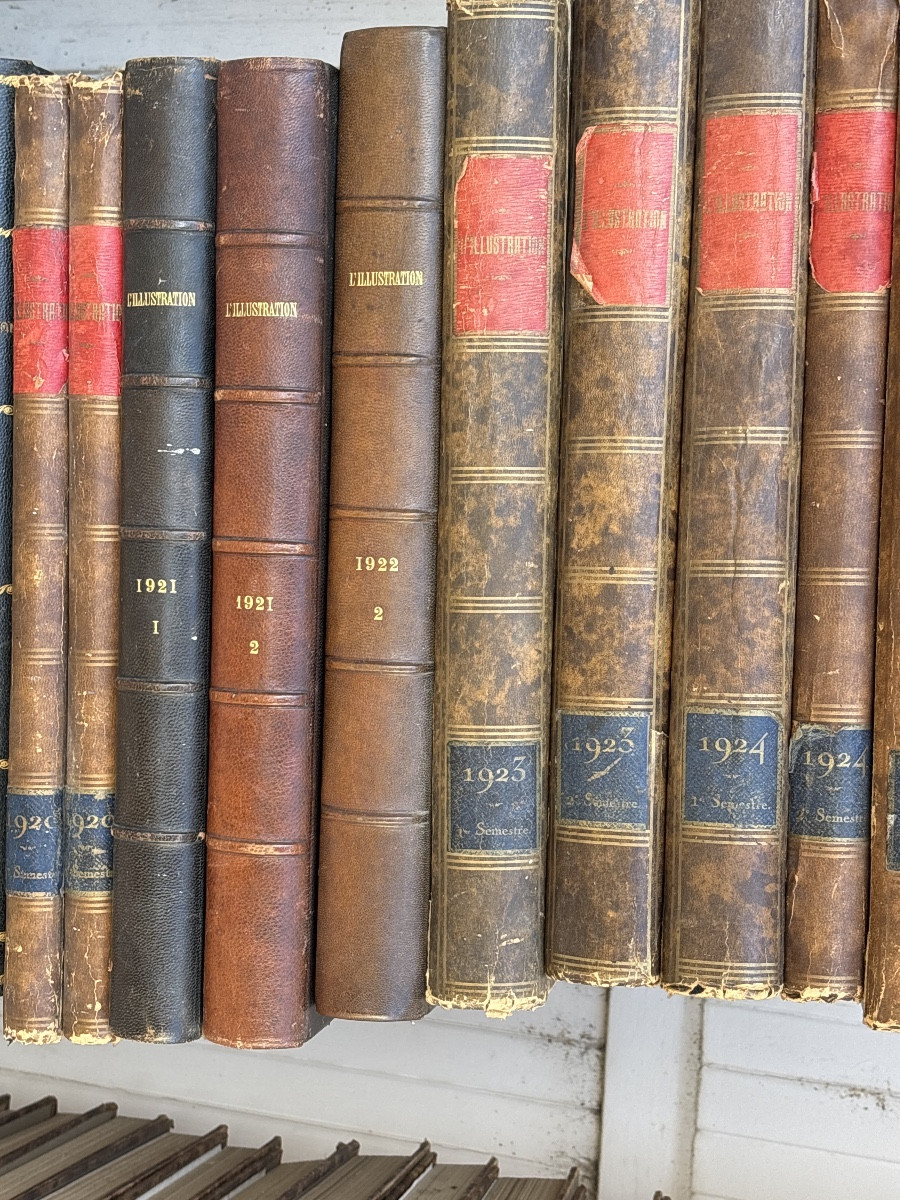 52 Volumes Reliés l Illustration de 1903 à 1938 -photo-3