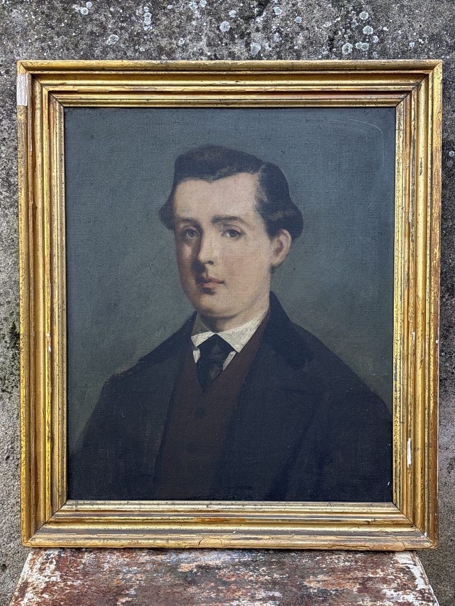 Portrait Of A Young Man Circa 1900