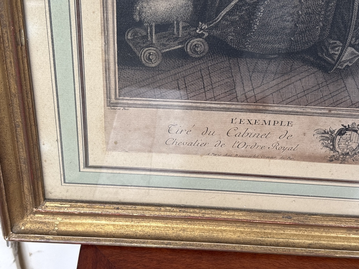 Gravure Romantique 18 eme siècle -photo-2