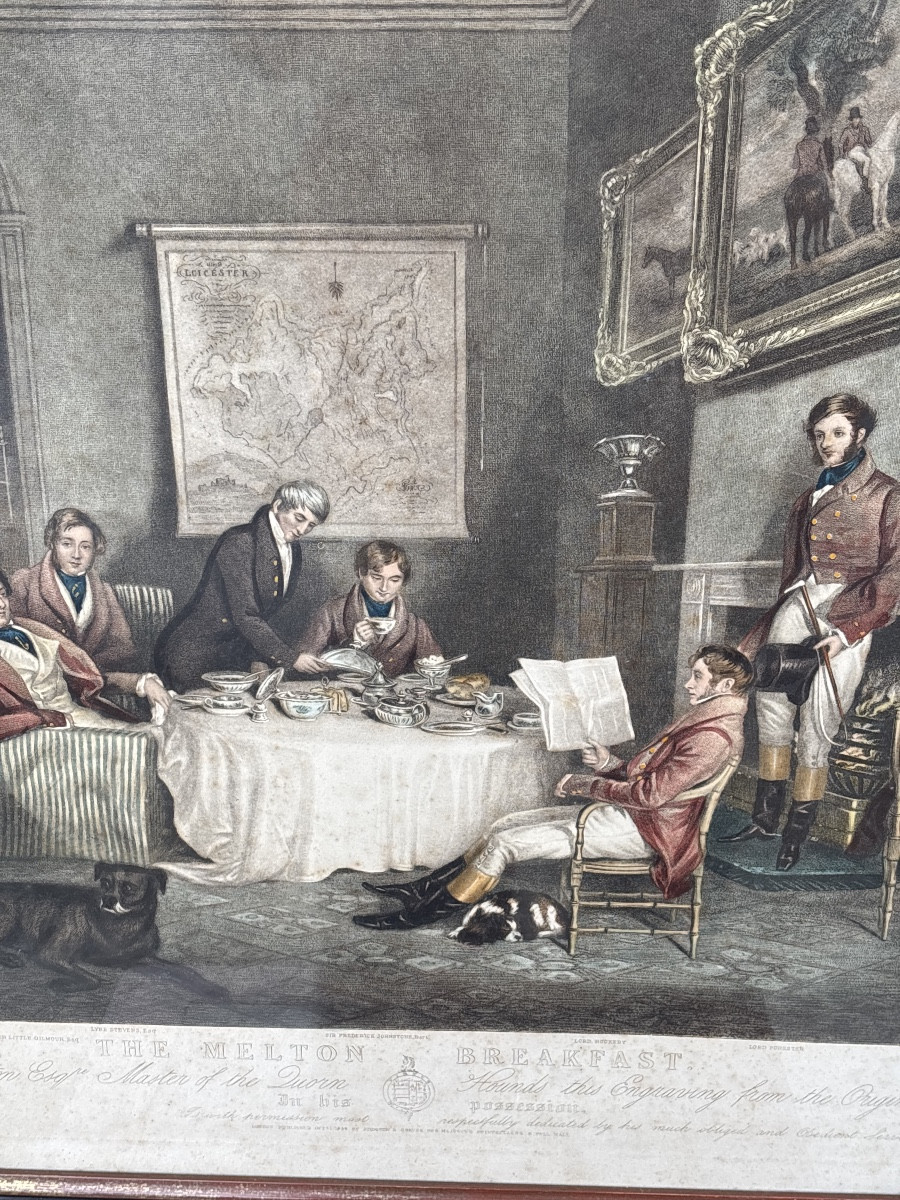 Melton Breakfast by g Lewis lithography-photo-3