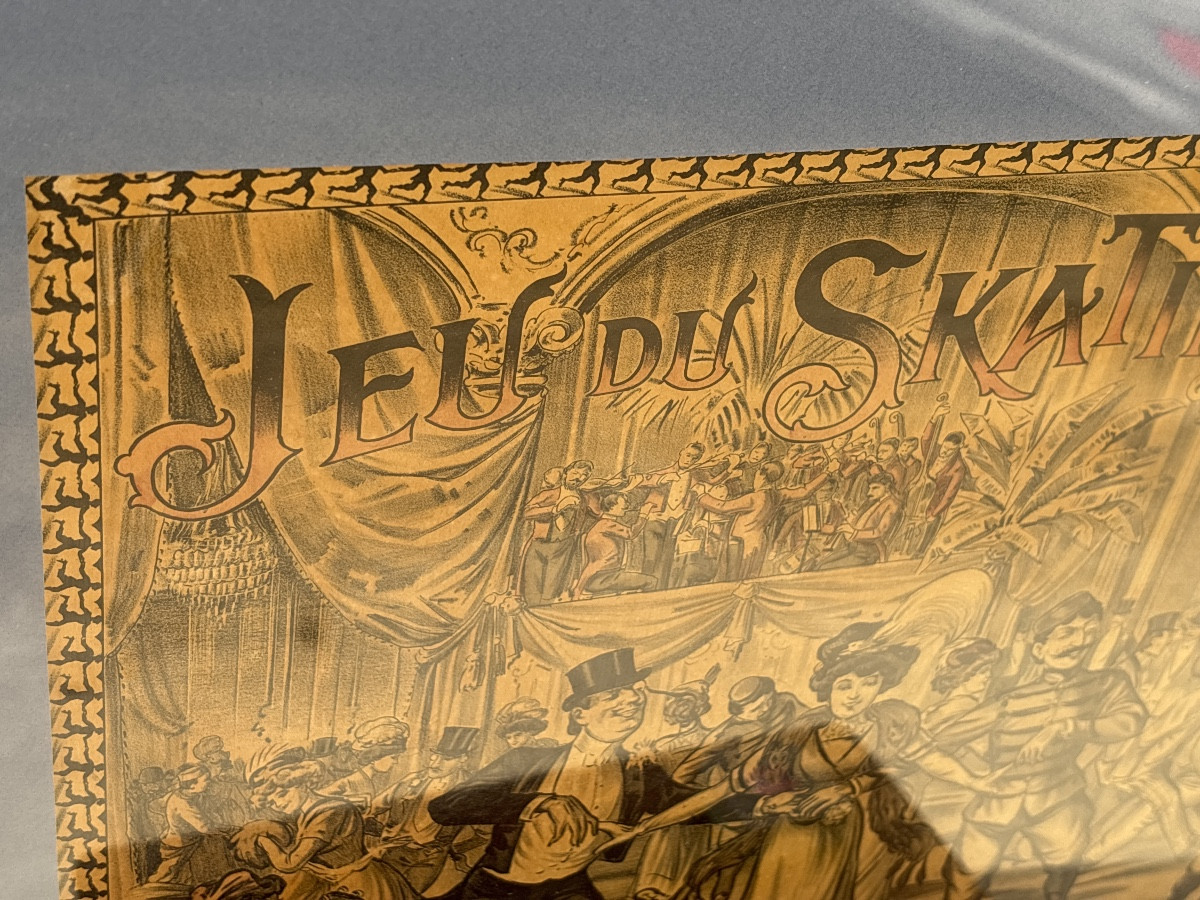 Lithographie jeu du skating ring -photo-2