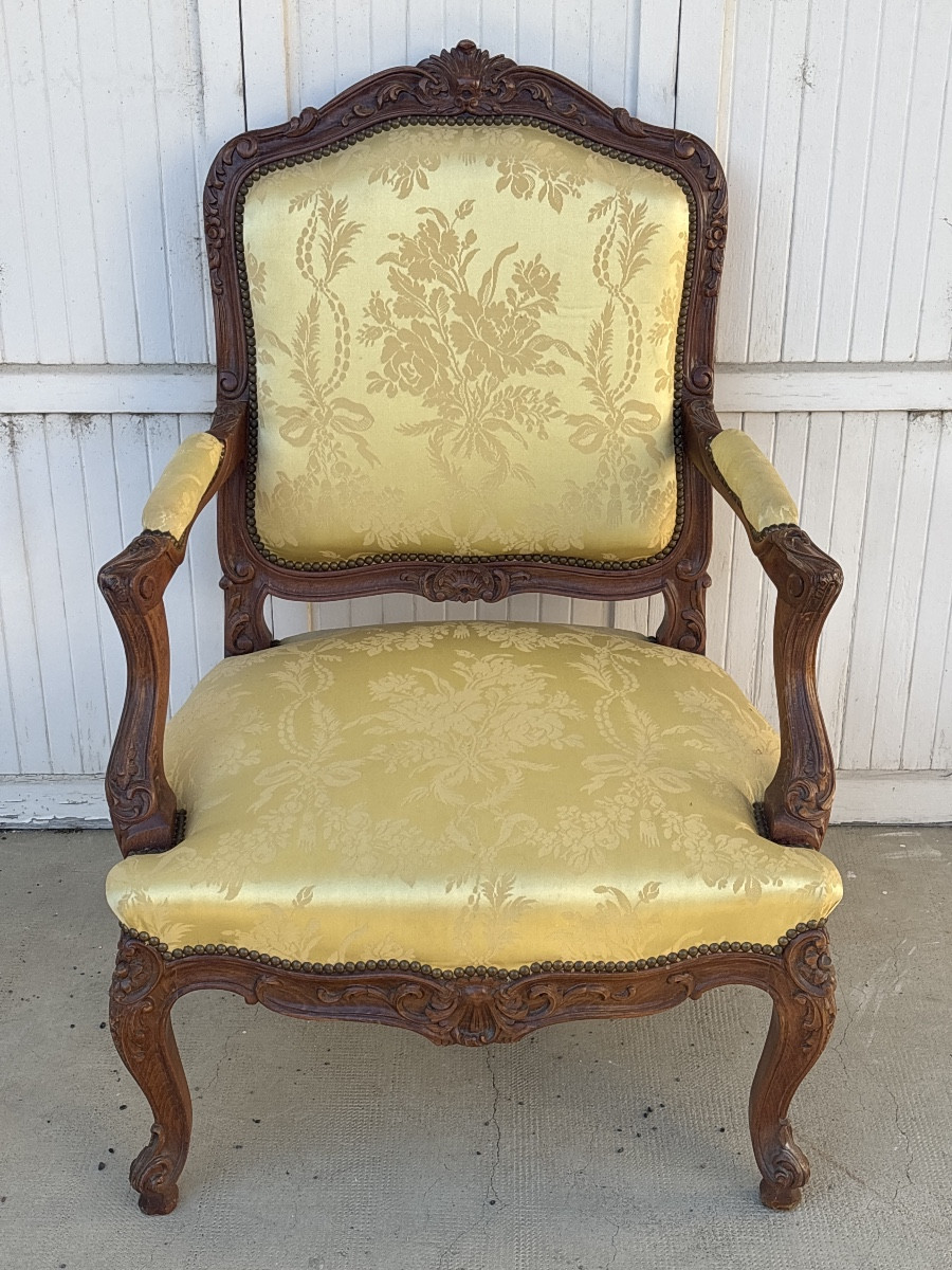 Très Large Dossier Plat de Style Louis XV-photo-2