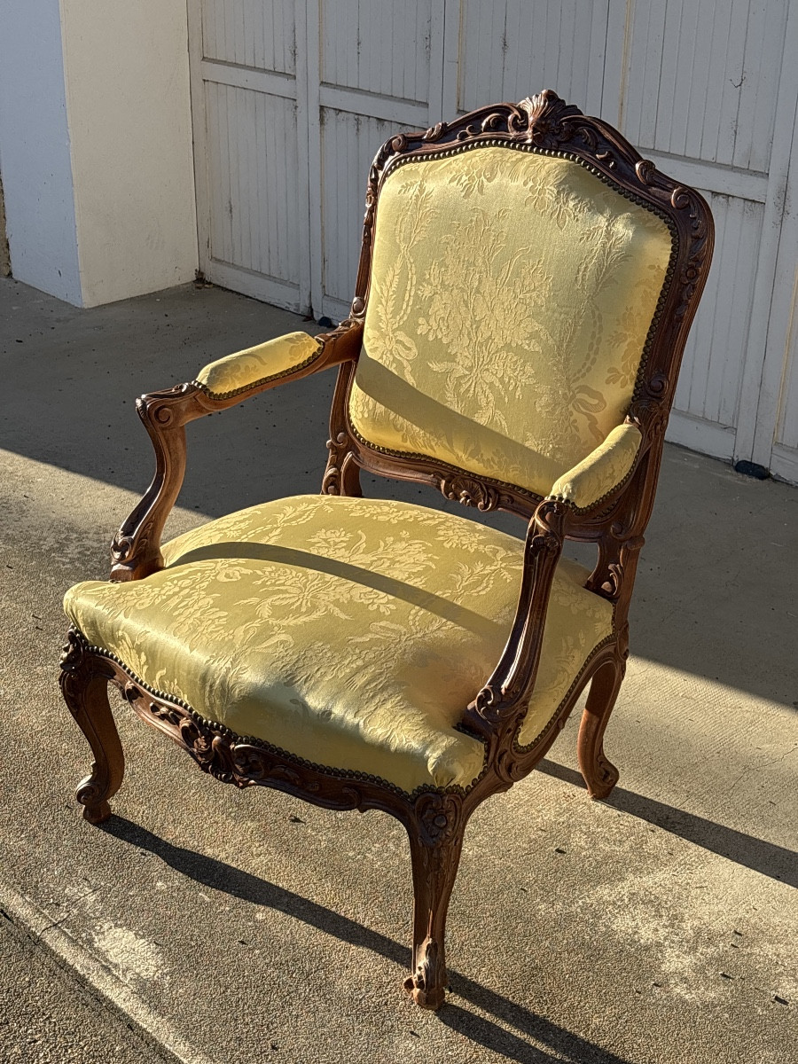 Très Large Dossier Plat de Style Louis XV-photo-3