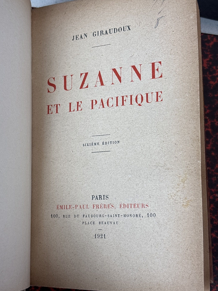 Jean Giraudoux 8 Novels Collected In Parchment-photo-1