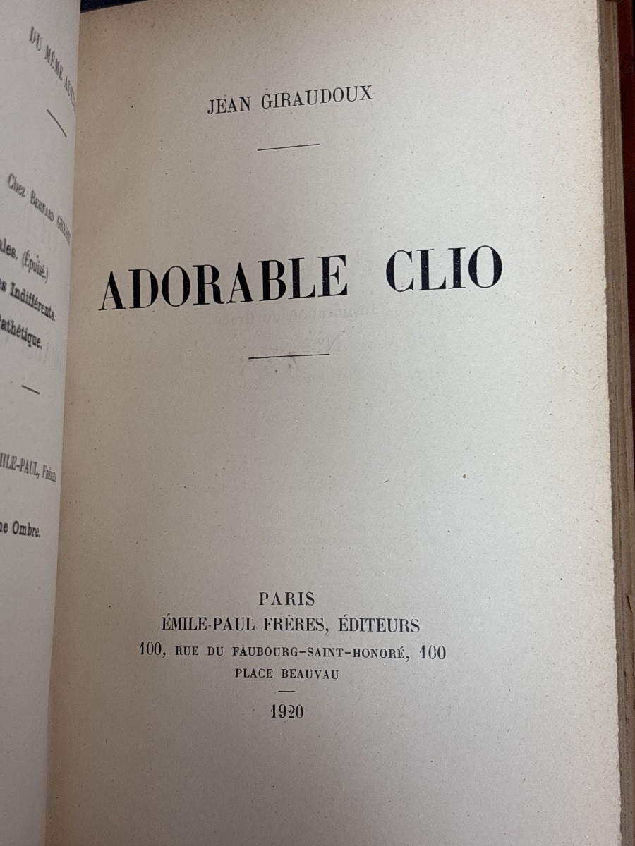 Jean Giraudoux 8 Novels Collected In Parchment-photo-2