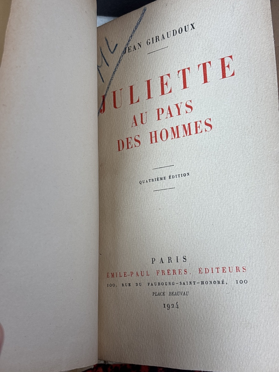 Jean Giraudoux 8 Novels Collected In Parchment-photo-3