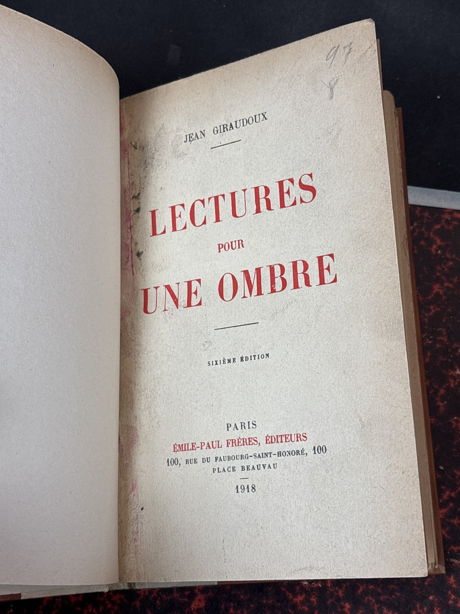 Jean Giraudoux 8 Novels Collected In Parchment-photo-5