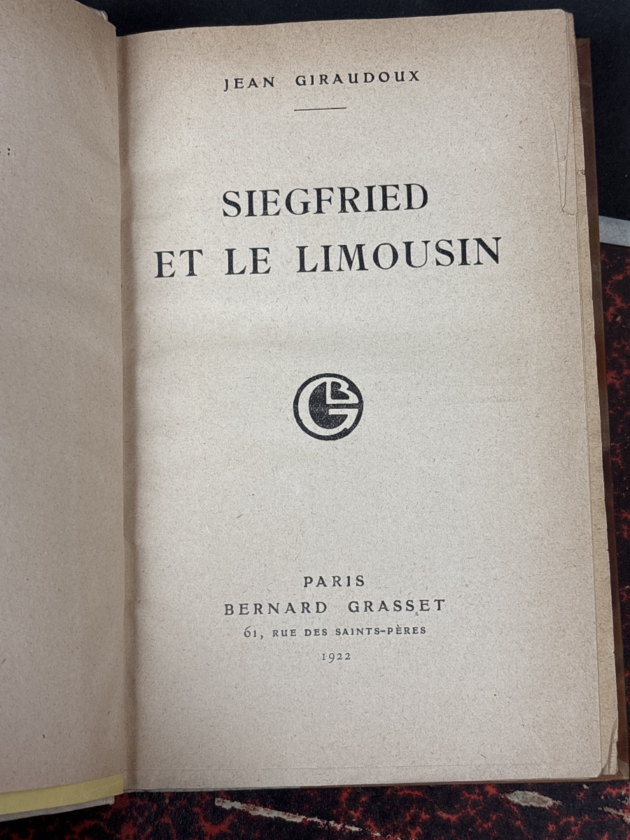 Jean Giraudoux 8 Novels Collected In Parchment-photo-6