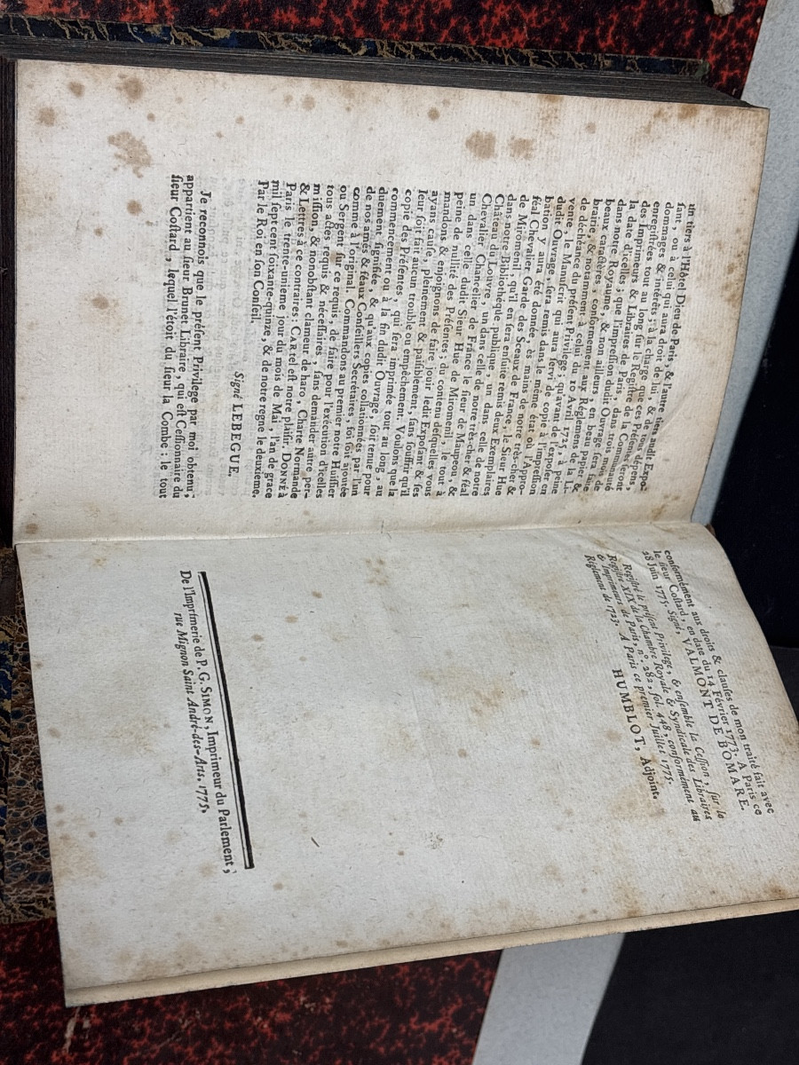 Valmont de Bomare Dictionnaire raisonné d histoire naturelle 1775-photo-4