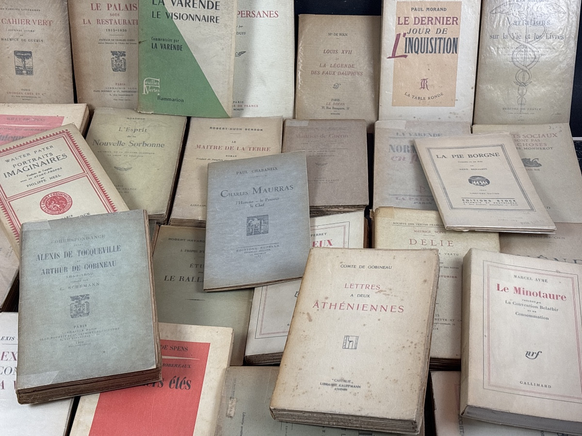 + de 35 ouvrages romans essais littérature de droite 