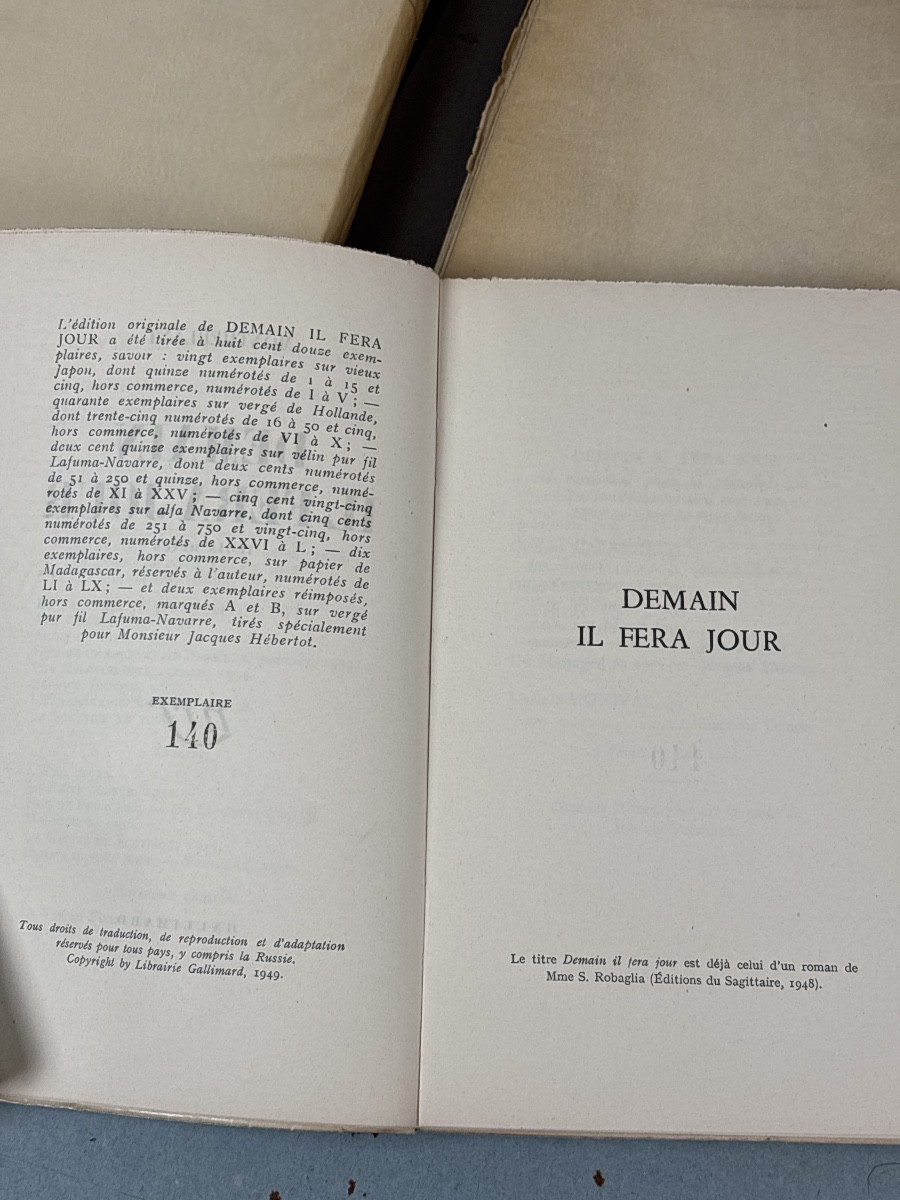 H. De Montherlant 4 éditions originales -photo-4