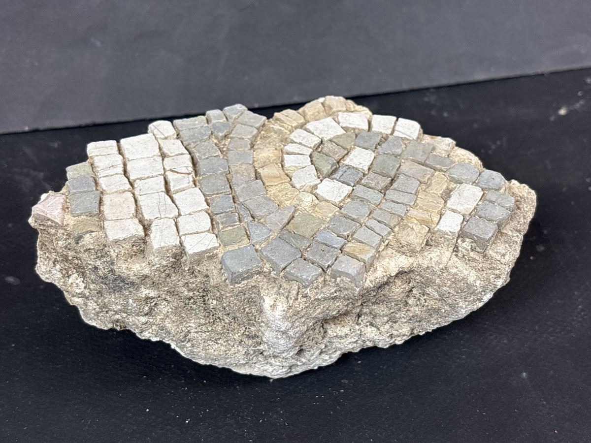 Fragment de Mosaïque Romaine Antique -photo-2