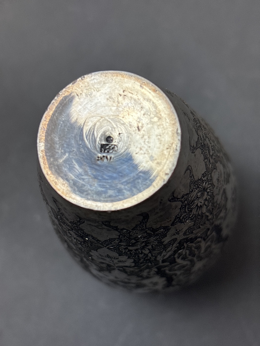 Iran Perse Qajar Vase Argent -photo-1