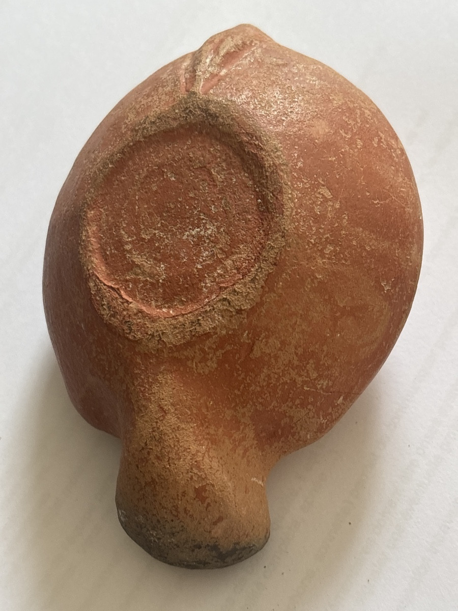 Lampe à Huile Romaine Antique -photo-4