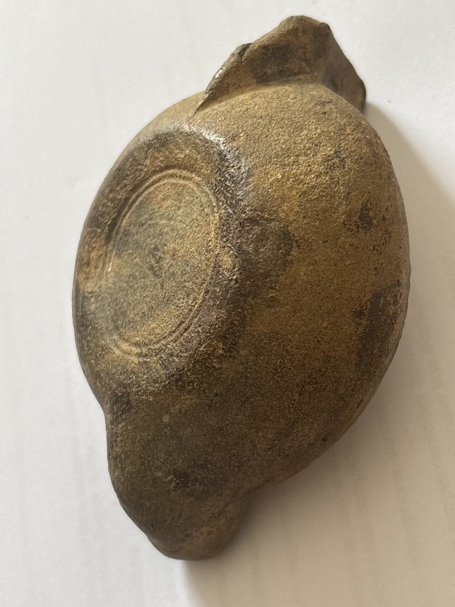 Antique Roman Oil Lamp -photo-4