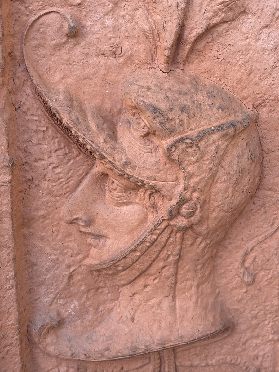 Bas-relief Of The Château De Blois Depicting Francis I The Younger By V. Doré -photo-2