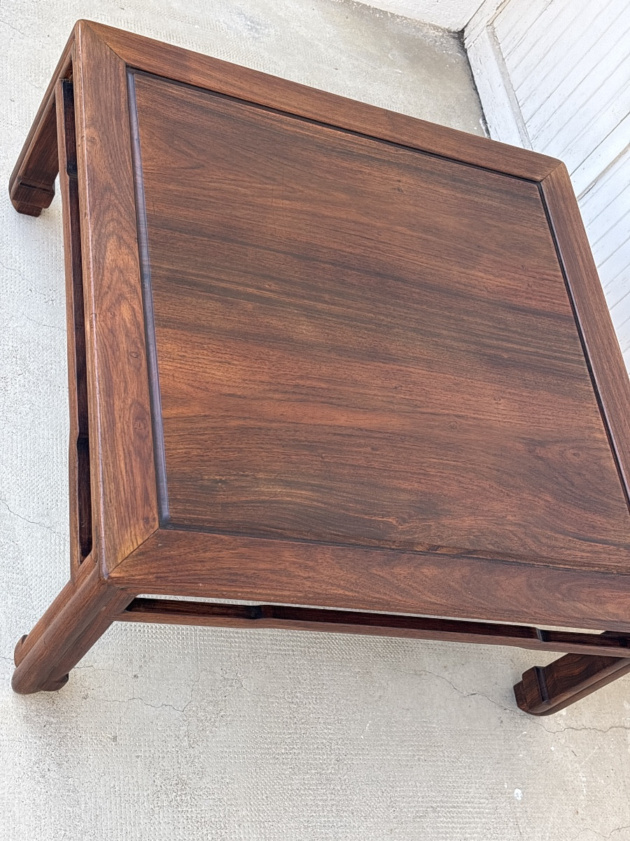 Table Basse Chine C1930 Shanghai Ming Bois de Rose -photo-1