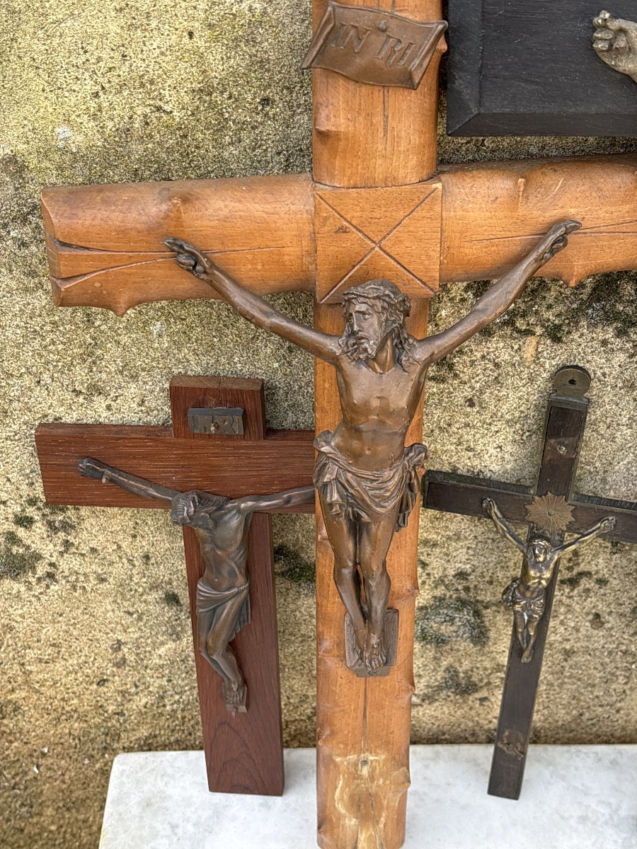 Set Of 6 Christ Crucifix -photo-1